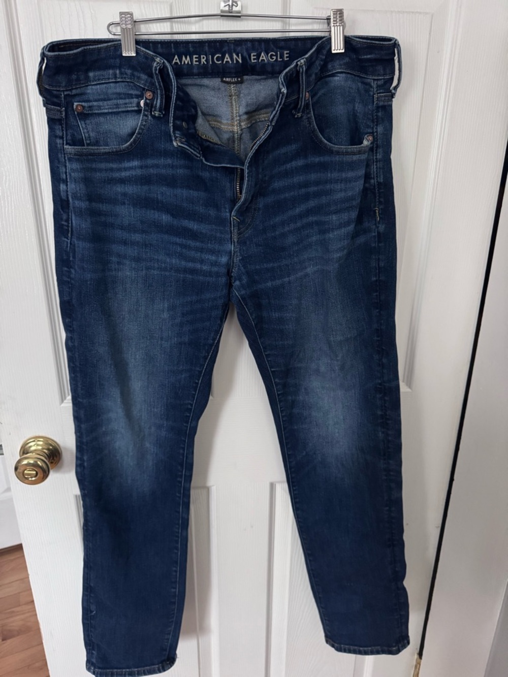 American Eagle Outfitters Men’s Dark Indigo Slim Straight Jeans